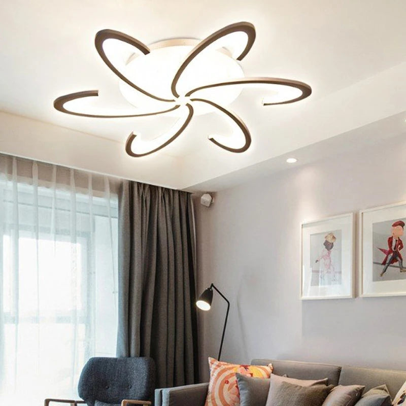 A Modern & Unique Design LED Ceiling Lamp with Remote Control Yahav's home lighting