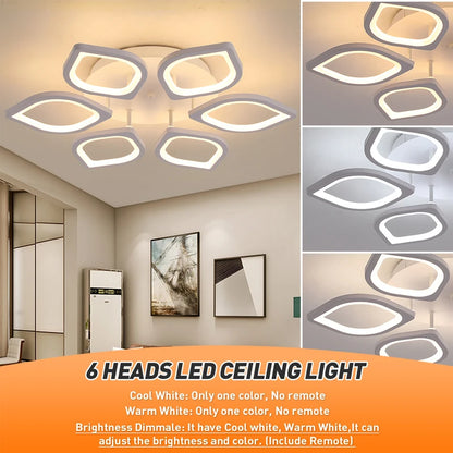 A Modern & Unique Design LED Ceiling Lamp with Remote Control Yahav's home lighting