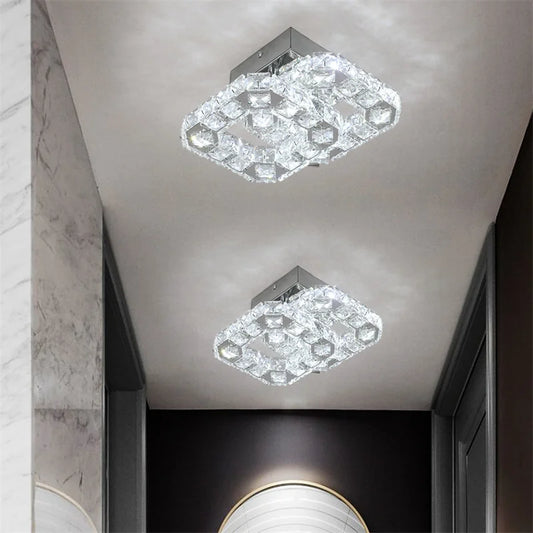 Modern LED crystal ceiling lamp Yahav's home lighting